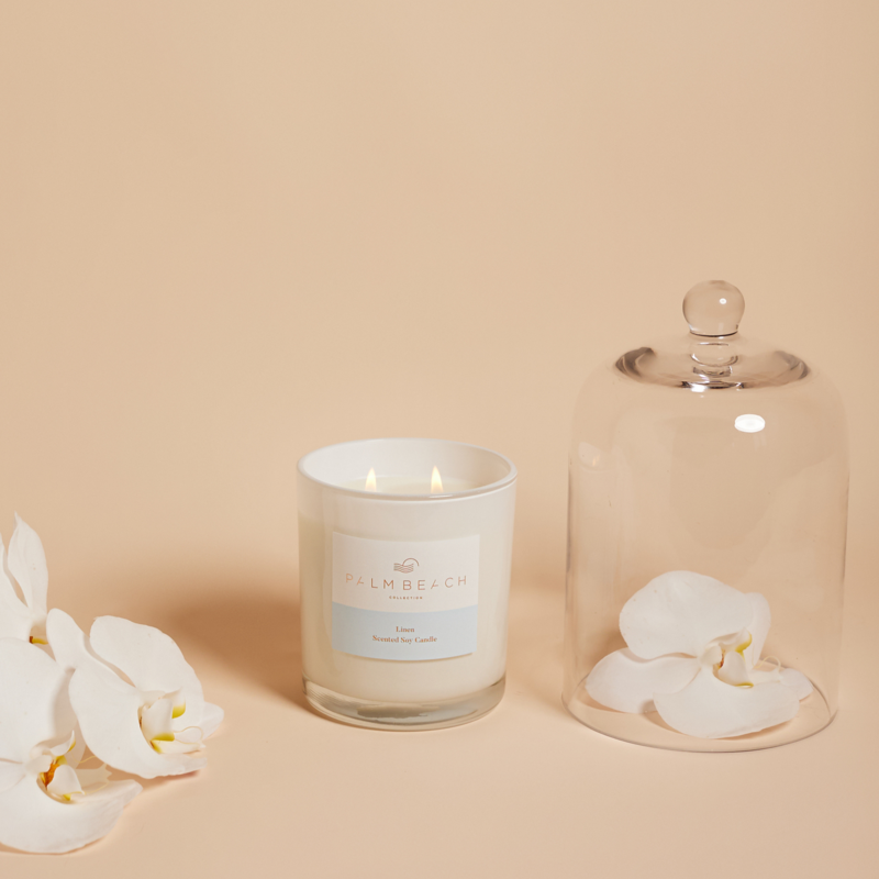 Linen 420g Standard Candle